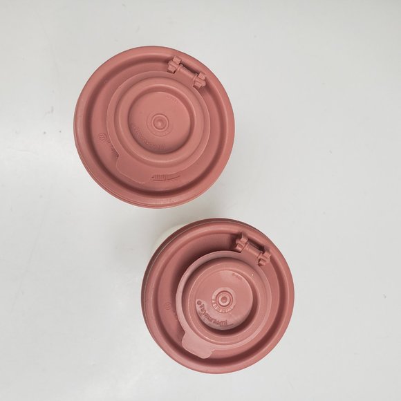 Tupperware Salt & Pepper Shakers Rose Pink Set - Picture 7 of 7